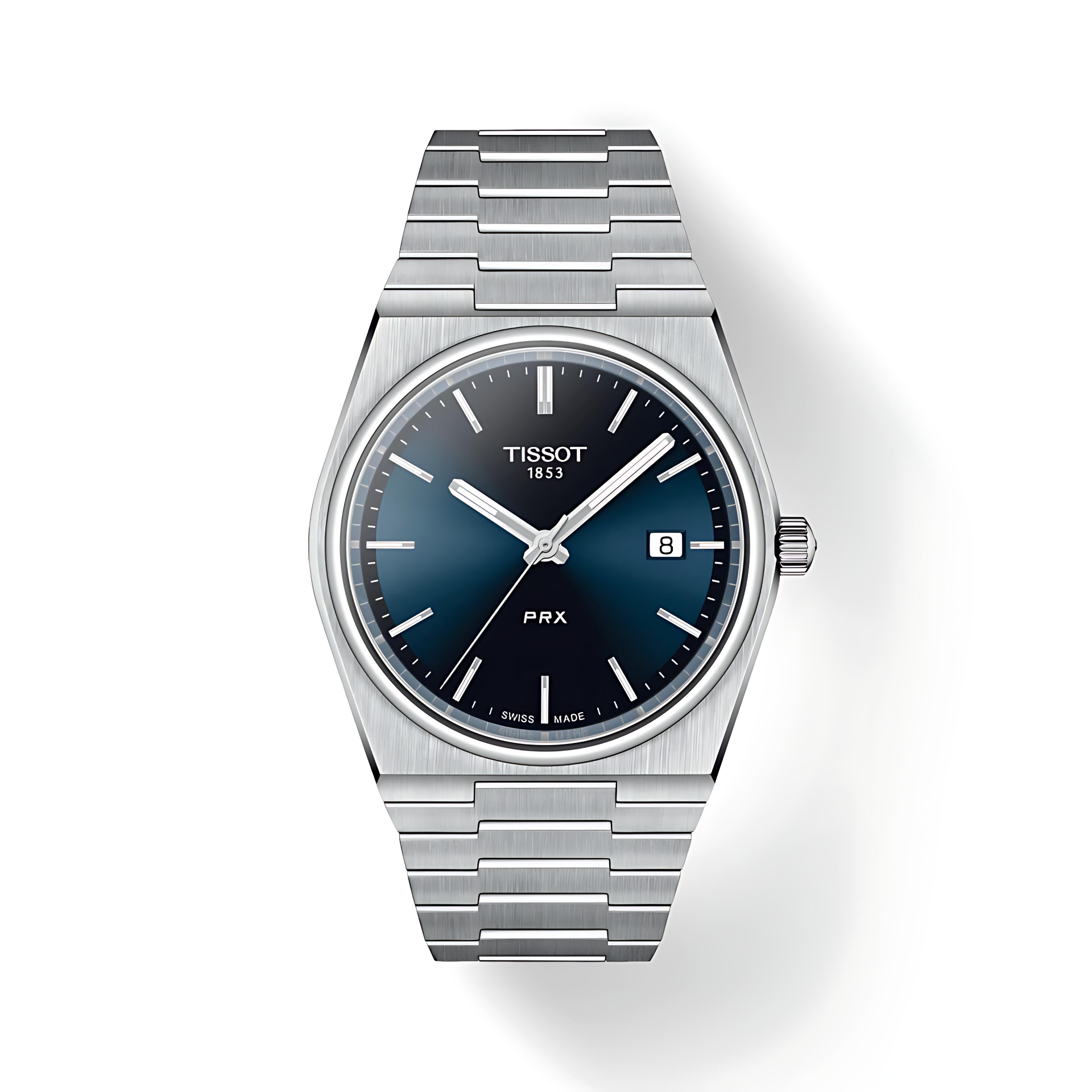Tissot PRX Powermatic 80 Watch - Deep Blue Dial