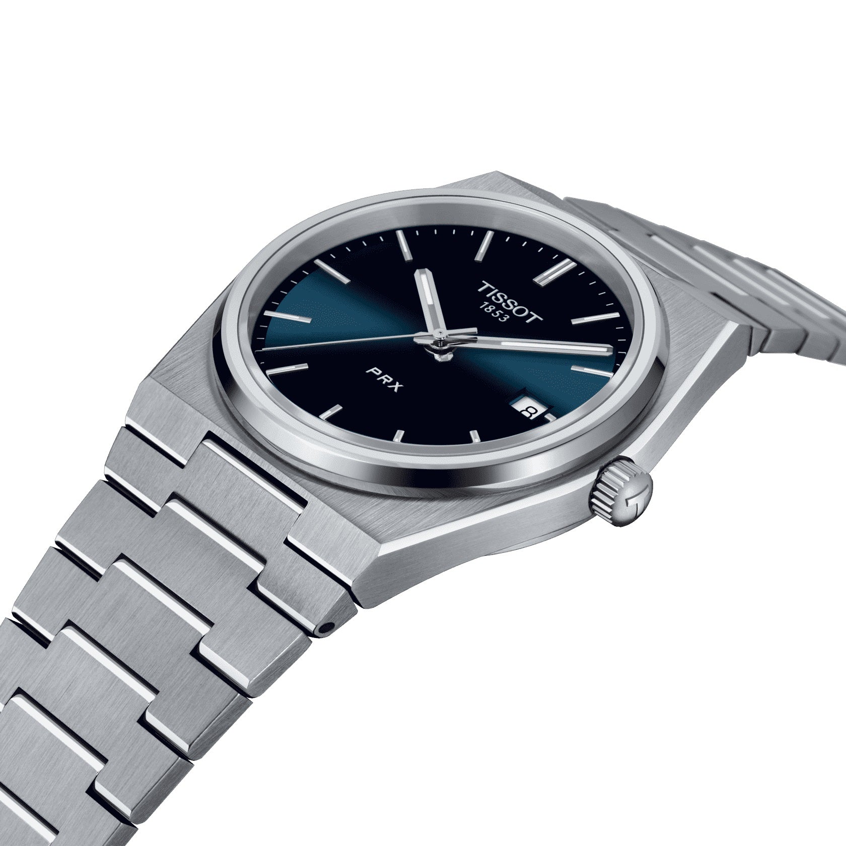 Tissot PRX Powermatic 80 Watch - Deep Blue Dial