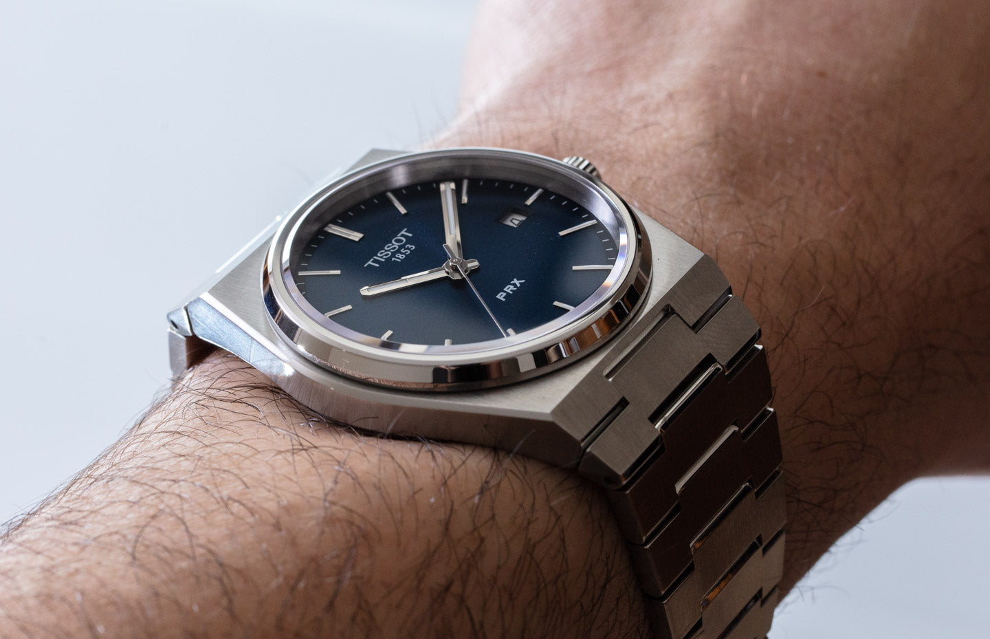 Tissot PRX Powermatic 80 Watch - Deep Blue Dial